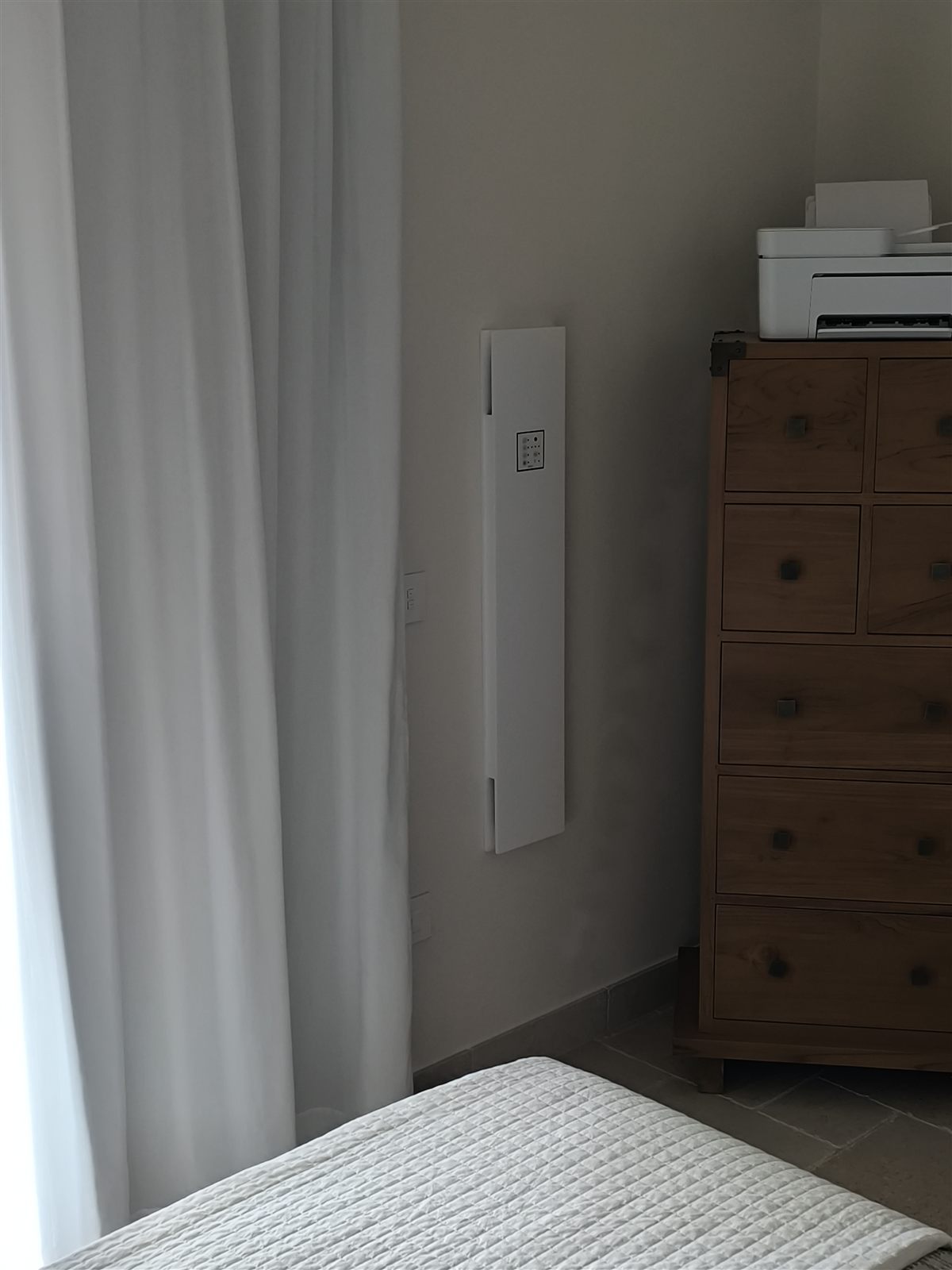 Unità VMC installata in camera da letto